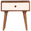 vidaXL Noční stolek 45 x 30 x 45 cm masivní akáciové dřevo
