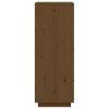 vidaXL Skříň highboard medově hnědá 34x40x108,5 cm masivní borovice