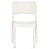 vidaXL Zahradní židle 2 ks bílé polypropylen