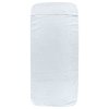 vidaXL Plážové osušky 6 ks bílé 60 x 135 cm textil 400 GSM