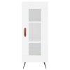 vidaXL Skříň highboard bílá 34,5 x 34 x 180 cm kompozitní dřevo