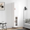 vidaXL Skříň highboard bílá 34,5 x 34 x 180 cm kompozitní dřevo