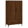 vidaXL Skříň highboard hnědý dub 69,5 x 31 x 115 cm kompozitní dřevo