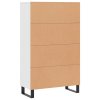 vidaXL Skříň highboard bílá 69,5 x 31 x 115 cm kompozitní dřevo
