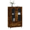 vidaXL Skříň highboard kouřový dub 69,5 x 31 x 115 cm kompozitní dřevo