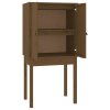 vidaXL Skříň highboard medově hnědá 60x40x120 cm masivní borovice