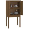 vidaXL Skříň highboard medově hnědá 60x40x120 cm masivní borovice