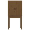 vidaXL Skříň highboard medově hnědá 60x40x120 cm masivní borovice
