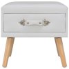 vidaXL Noční stolky 2 ks bílé 40 x 35 x 40 cm umělá kůže