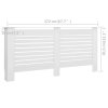 vidaXL Kryt na radiátor bílý 172x19x81,5 cm MDF