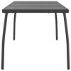 vidaXL Zahradní stůl antracitový 165 x 80 x 72 cm ocelové pletivo