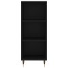 vidaXL Skříň highboard černá 34,5 x 34 x 180 cm kompozitní dřevo