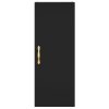 vidaXL Skříň highboard černá 34,5 x 34 x 180 cm kompozitní dřevo
