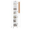 vidaXL Skříň highboard bílá 34,5 x 34 x 180 cm kompozitní dřevo