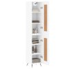 vidaXL Skříň highboard bílá 34,5 x 34 x 180 cm kompozitní dřevo