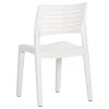 vidaXL Zahradní židle 2 ks bílé polypropylen