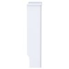 vidaXL Kryt na radiátor MDF bílý 205 cm