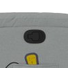 vidaXL Masážní polohovací křeslo světle šedé textil