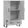 vidaXL Skříň highboard betonově šedá 69,5x31x115 cm kompozitní dřevo