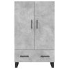vidaXL Skříň highboard betonově šedá 69,5x31x115 cm kompozitní dřevo