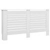 vidaXL Kryt na radiátor bílý 152x19x81,5 cm MDF