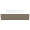 vidaXL Taštičková matrace taupe 90x190x20 cm textil