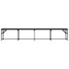 vidaXL Jídelní lavice tmavě šedá 248 x 32 x 45 cm ocel a textil