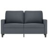 vidaXL 2místná pohovka tmavě šedá 120 cm samet