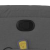 vidaXL Zvedací masážní polohovací křeslo tmavě šedé textil