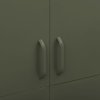 vidaXL Šatní skříň olivově zelená 90 x 50 x 180 cm ocel