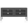 vidaXL TV skříňka antracitová 105 x 35 x 50 cm ocel