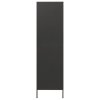 vidaXL Šatní skříň antracitová 90 x 50 x 180 cm ocel