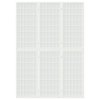 vidaXL Skládací 3dílný paraván v japonském stylu 120 x 170 cm bílý