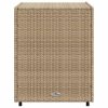 vidaXL Zahradní úložná skříň béžová 55 x 59 x 69 cm polyratan