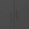vidaXL Úložná skříň antracitová 80 x 35 x 101,5 cm ocel