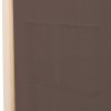 vidaXL 6dílný paraván hnědý 240 x 170 x 4 cm textil