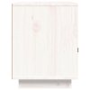 vidaXL Noční stolky 2 ks bílé 40 x 34 x 45 cm masivní borové dřevo