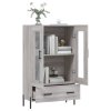 vidaXL Skříň highboard šedá sonoma 69,5 x 31 x 115 cm kompozitní dřevo