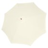 vidaXL Slunečník 300 x 258 cm pískově bílý