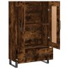 vidaXL Skříň highboard kouřový dub 69,5 x 31 x 115 cm kompozitní dřevo