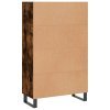 vidaXL Skříň highboard kouřový dub 69,5 x 31 x 115 cm kompozitní dřevo