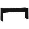 vidaXL 3dílný jídelní set černý kompozitní dřevo
