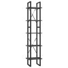 vidaXL Knihovna s 5 policemi šedá 40 x 30 x 175 cm borové dřevo