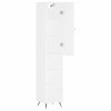 vidaXL Skříň highboard bílá 34,5 x 34 x 180 cm kompozitní dřevo