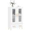 vidaXL Skříň highboard bílá 69,5 x 31 x 115 cm kompozitní dřevo