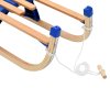 vidaXL Skládací sáně dřevěné 110 cm