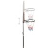 vidaXL Basketbalový koš černý 216–250 cm polyethylen
