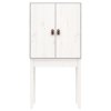 vidaXL Skříň highboard bílá 60 x 40 x 120 cm masivní borové dřevo