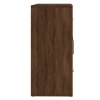 vidaXL Příborník hnědý dub 91 x 29,5 x 65 cm kompozitní dřevo