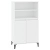 vidaXL Skříň highboard bílá 60 x 36 x 110 cm kompozitní dřevo